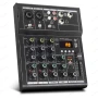 Смесителен пулт 4 канален RP-F4 A, Bluetooth,USB Player, DJ Mixer, EQ 2 Band , снимка 2