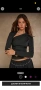 Дамска черна асиметрична блуза, снимка 4