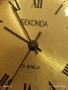 Стар механичен часовник мъжки SEKONDA USSR работи с позлата Au5 перфектен 41581, снимка 4