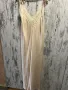 Рокля нова тип комбинезон цвят крем елегантна официална парти елегантна права , снимка 4