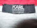 Karl Lagerfeld beachwear мъжка блуза с яка и къс ръкав, снимка 5