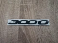 черна емблема надпис Chrysler 300C, снимка 1