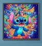 Стич stitch детски 5D гоблен диамантен гоблен картина мозайка за направа по схема с камъчета, снимка 1