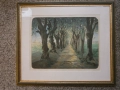 Майсторска литография 72х62см., снимка 1