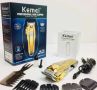 Професионална акумулаторна машинка с приставки за подстригване на коса и брада Kemei KM-1977+PG, снимка 1