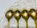 ROYAL ALBERT красиви позлатени лъжички от Англия, снимка 8
