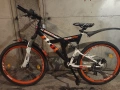 26 цола алуминиев велосипед с 21 скорости усилени капли амортисьори предни и задни дискови спирачки, снимка 11