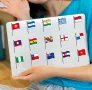 50 бр флаг знаме държави самозалепващи лепенки стикери за украса декор картонена торта парти, снимка 6