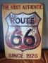 The Most Authentic ROUTE 66 Since 1926-метална табела(плакет), снимка 5