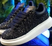 Alexander McQueen Дамски Маратонки👟Дамски Спортни Обувки Александър Макуин Черно с Камъчета Код S87, снимка 2