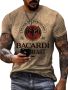 Мъжка тениска с графика на BACARDI 15 дни намаление на цената, снимка 1 - Тениски - 45983900