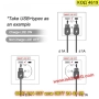 Единичен електрически контакт  с USB + Type-C портове, пластмасов корпус - КОД 4619, снимка 5
