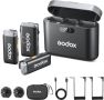 GODOX WEC Kit2 Безжичен петличен микрофон, iPhone Android, 200 м, 8 ч., снимка 1 - Микрофони - 45341387