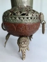 Тибетска, медна , старинна кадилница ,съд за прекадяване на тамян., снимка 3