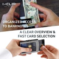 I-CLIP Оригинален мини портфейл с щипка за пари, снимка 3 - Портфейли, портмонета - 45248138