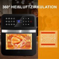 Фритюрник с горещ въздух Фурна Air fryer ЕЪР ФРАЙЪР Ultratec 12 литра 1700W, снимка 4 - Фритюрници - 45778180