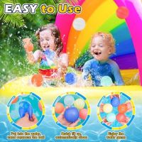 Нови Многократни самозатварящи се водни балони 6 броя за деца и възрастни, снимка 2 - Други - 45864845