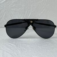 Gucci 2024 мъжки слънчеви очила авиатор с кожа 5 цвята , снимка 8 - Слънчеви и диоптрични очила - 45835369