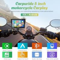 Нов Дуален Bluetooth Тъчскрийн Навигатор за Мотоциклети, IP67 CarPlay/Android Auto Мото GPS Система, снимка 6 - Друга електроника - 45510908