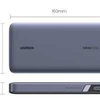 Ugreen 145W Power Bank за лаптоп с 3 порта 25000mAh, снимка 8 - Оригинални батерии - 45911130