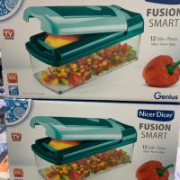 Nicer Dicer Fusion резачки за зеленчуци 12 части / Ренде Nicer Dicer / Ръчен Чопър, снимка 1 - Други - 45821564