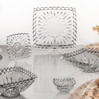 Стъклена купа релеф Diplomat Isfahan glass / 302150, снимка 2 - Аксесоари за кухня - 44973914