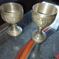 зинн чаши, снимка 1 - Антикварни и старинни предмети - 45160268
