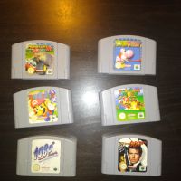 Nintendo 64. с 5 игри ,Mario kart,Mario 64,Mario party,Goldeneye,yoshis story,, снимка 4 - Nintendo конзоли - 45428782