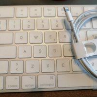 Безжична Bluetooth клавиатура Apple A1644 Wireless Magic 2 Keyboard Silver – UK English, снимка 10 - Клавиатури и мишки - 45835953