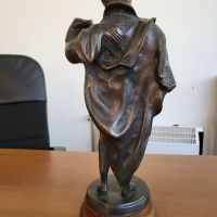 Антикварна бронзова статуетка Шекспир, снимка 3 - Колекции - 45109806