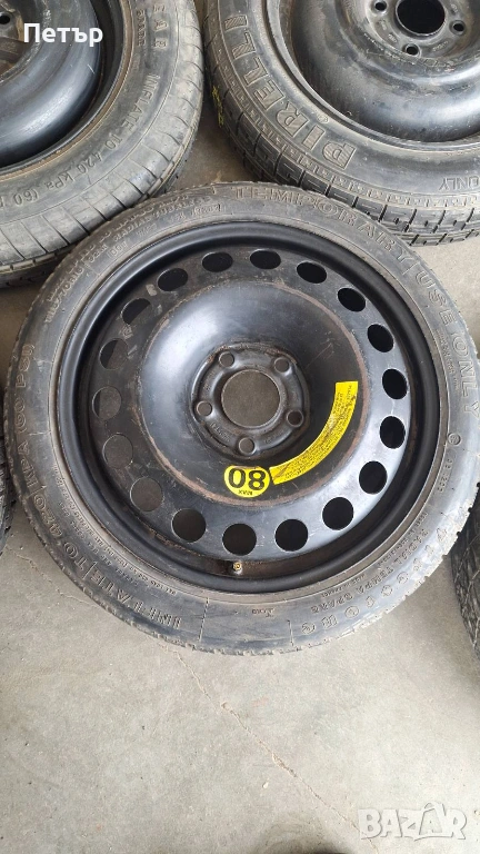 Резервна Гума Патерица за ОПЕЛ  5х110х65.1-16 цола, снимка 1