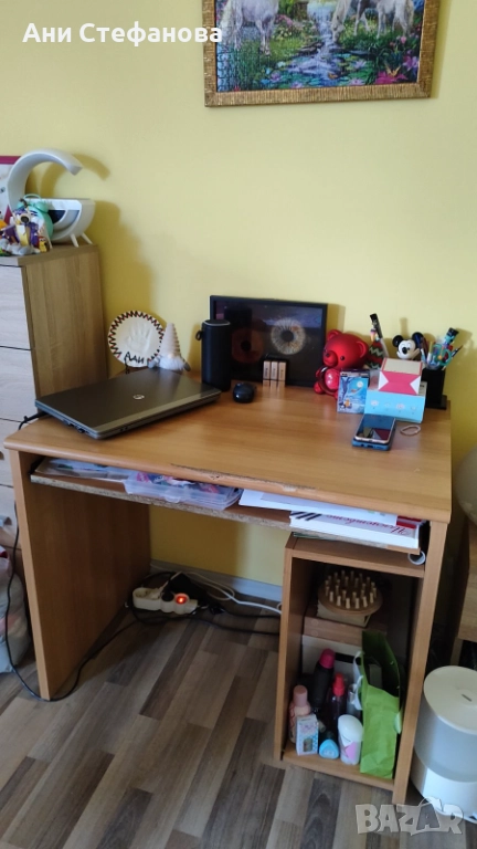Масивно бюро използвано от дете, снимка 1