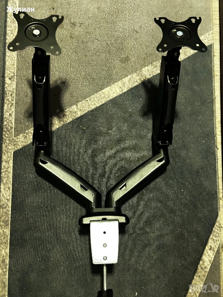 Стойка за два монитора , снимка 1