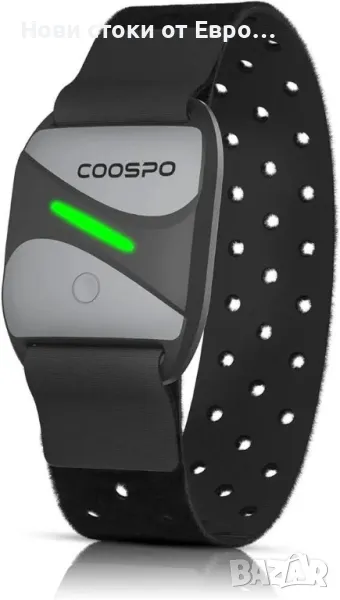 Гривна за монитор на сърдечния ритъм COOSPO HW807, Bluetooth 5.0 ANT+ HRM с LED индикатор, снимка 1