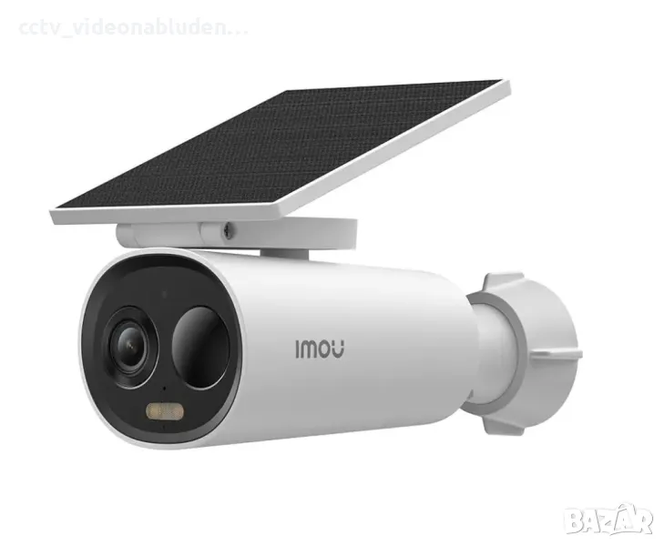 Соларна Безжична Wi-Fi камера за външно видеонаблюдение Imou с Вграден микрофон и високоговорител, снимка 1