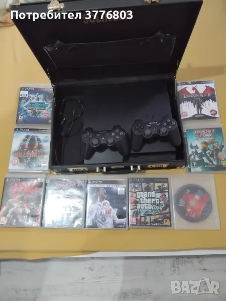 PS3 + джойстици, снимка 1