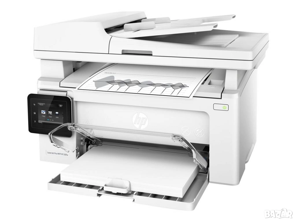 HP LaserJet Pro M130fw Лазерно МФУ  Print • Copy • Scan • WiFi • LAN, снимка 1
