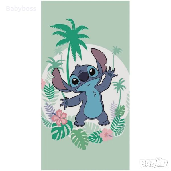 Детска плажна хавлия Стич Lilo & Stitch, снимка 1