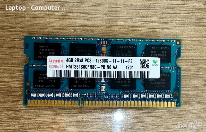Рам памет за лаптоп Hynix 4GB DDR3 1600MHz, снимка 1