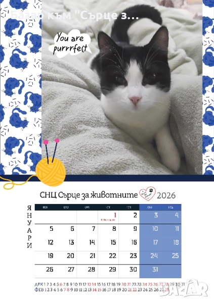 Благотворителен календар с подарък и бродирани пирамидки, снимка 1