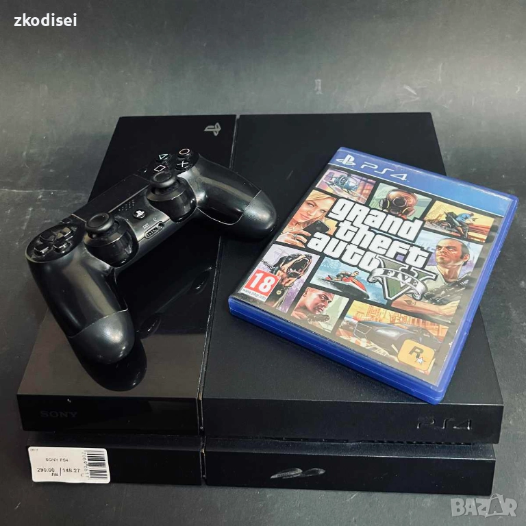 Конзола SONY - PS4 с 1бр. джойстик и 1бр. игра, снимка 1
