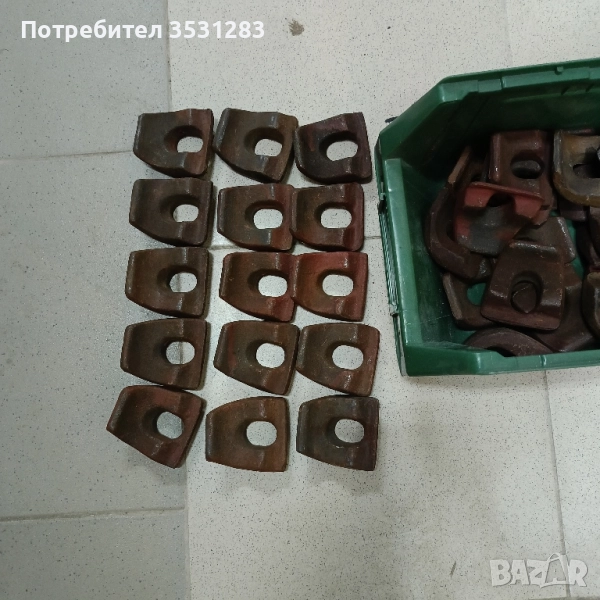 Жабки за джанта за полски кран Фаблок, снимка 1