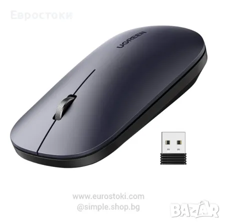 Безжична мишка Ugreen Silent Wireless Mouse 2.4G, снимка 1