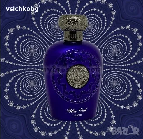 Луксозен aрабски парфюм Lattafa Perfumes Opulent BLUE OUD 100 мл амбра, сандалово дърво, уд, гваяков, снимка 1