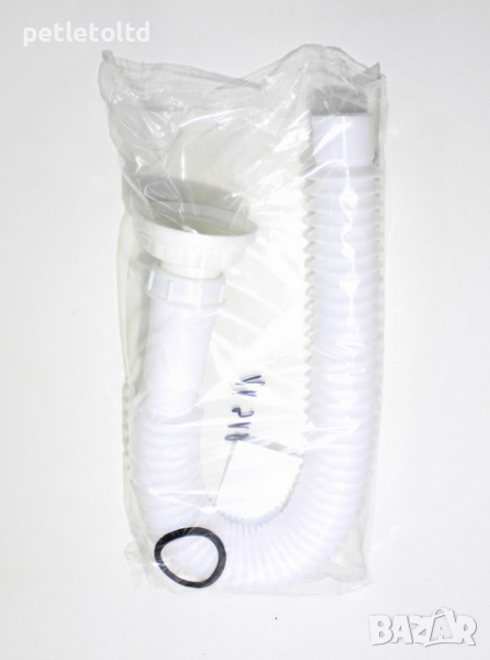Гъвкава гофрирана тръба, подходяща за подвързване на тоалетно казанче Ф 40 / 640 мм, снимка 1