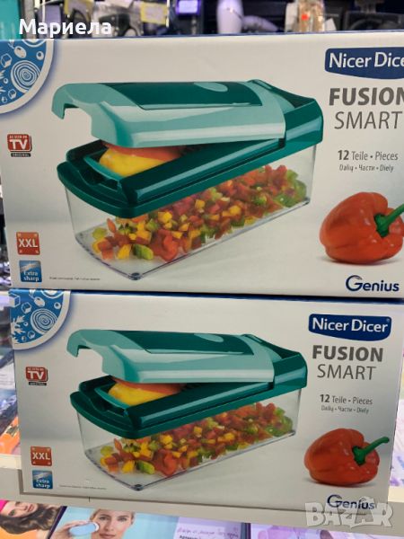 Nicer Dicer Fusion резачки за зеленчуци 12 части / Ренде Nicer Dicer / Ръчен Чопър, снимка 1