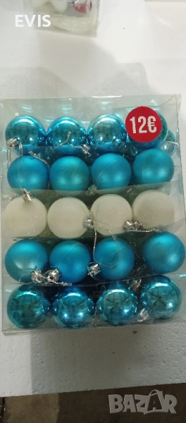 --- 🎄 Комплект коледни топки за елха – 64 броя 🎄 , снимка 1