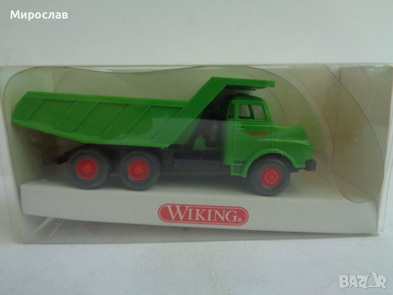 WIKING H0 1/87 MAN САМОСВАЛ КАМИОН МОДЕЛ КОЛИЧКА ИГРАЧКА, снимка 1