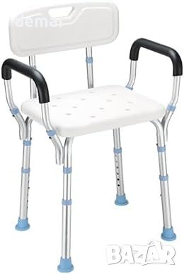 HEAO душ стол с облегалка - стол за хора с увреждания и възрастни, снимка 1