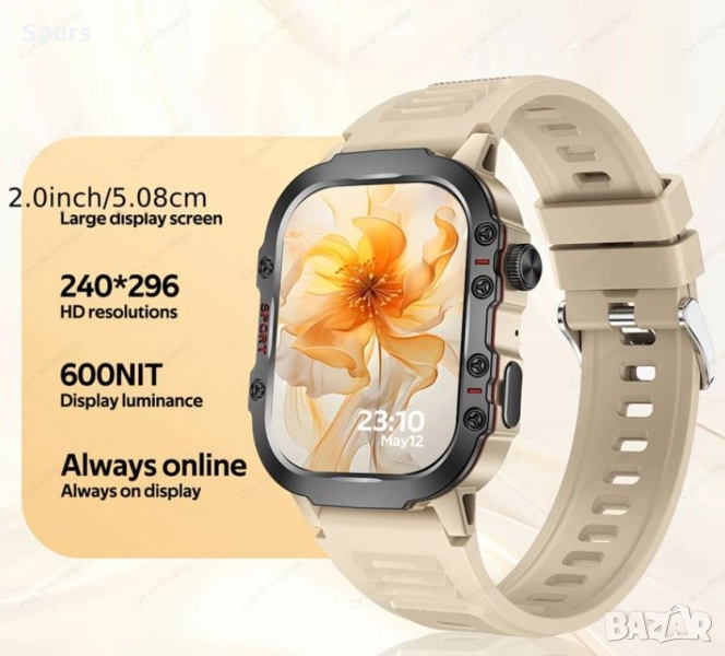 Смарт часовник- елегантен мултифункционален, снимка 1